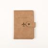 Waterproof Travel Passport Covers Buckle Hasp Leather Passport Holder PU Leather Passport Covers Case Travel Accessories