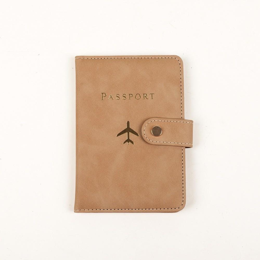 Waterproof Travel Passport Covers Buckle Hasp Leather Passport Holder PU Leather Passport Covers Case Travel Accessories