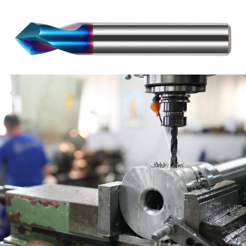 90 Degree 2 Flute Location Center Metal Cutter Router Bit Milling Tool For Aluminum Engraving Router Bit Accessories