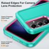 PC+Silicone Case for Samsung Galaxy S24 Ultra S24 Plus Heavy Duty Armuor Anti Fall Metal Bracket Case