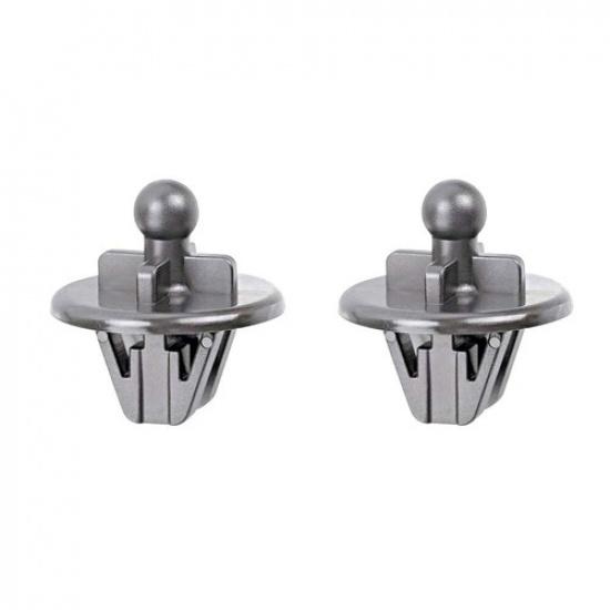 2pcs Parcel Shelf Hanger Clips For Ford Fiesta Mk5 2002-2008 / Fusion 2002-2012