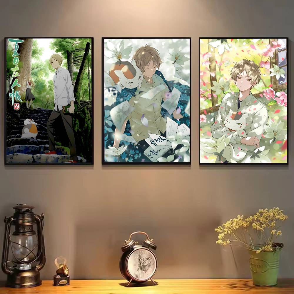 1pc Natsumes Book Of Friends Anime Poster Sticker Print Waterproof Wall Art For Living Room Bedroom Home Decor