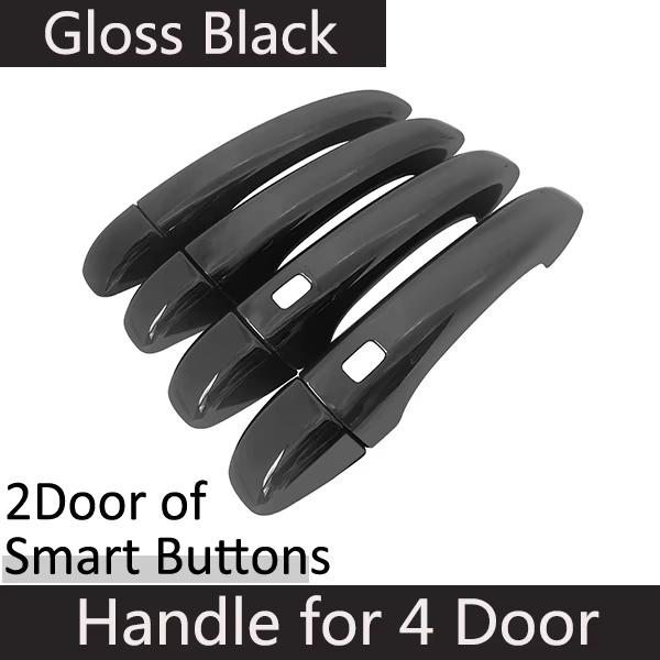 Door Handle Cover For Renault Arkana ~2024 Samsung XM3 Gloss Black Exterior Handles Cover Car Accessories Stickers