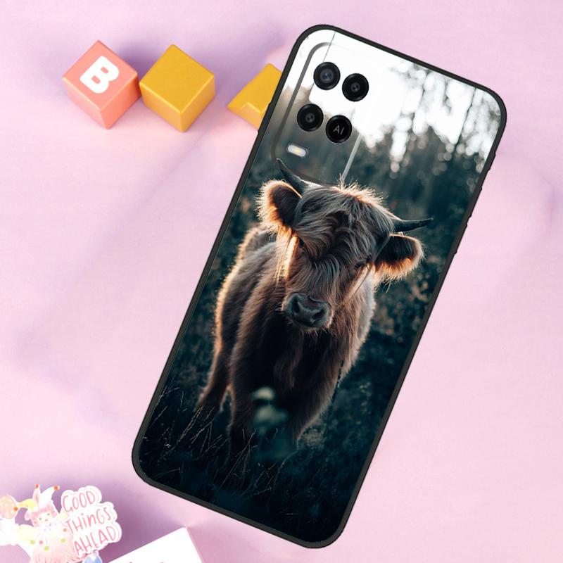 Hochlandrind Case Für Oppo A17 A57 A16 A76 A96 A60 A40 A80 A18 A38 A58 A78 A98 A15 A54 A74 A94 A6 A5 Pro