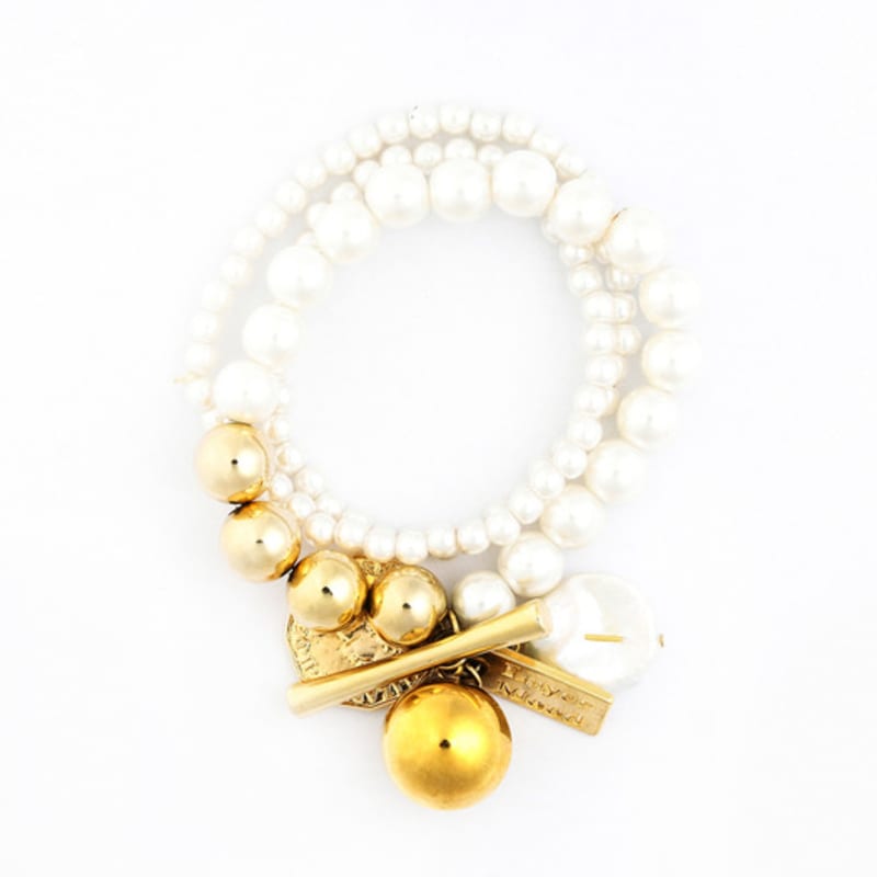 LAYERMOOD Ball Paerl Bracelet