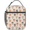 Lunch Box Cute Shiba Inu Dog Cartoon Reusable Lunch Bag with Shoulder Strap for Women Men Girls Boys Meal Tote Bag