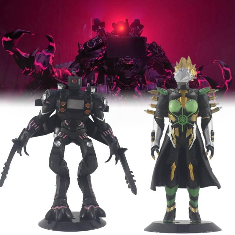 Body Skibidi Three Wars Figurine Film Model Science Fiction Statue Toy Gifts