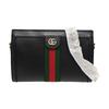 [Pre-Owned] Leather Ophidia Small Shoulder Bag 'Black' - Excellent #1NOMF5F