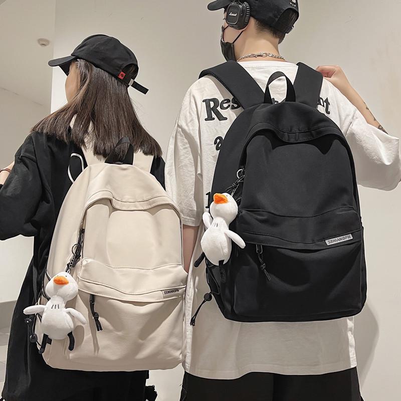 

Unisex Large Capacity Travel Backpack for Students Without Attachments белый