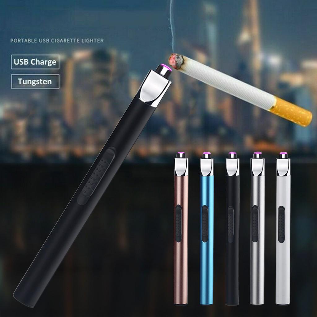 Photoelectric USB Charging Lighter Windproof Flameless Electronic Lighter