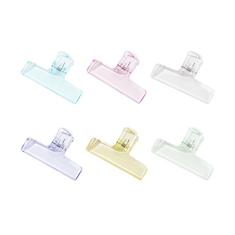 Simplicity Paper Clip Transparent Visiable Acrylic Clip Scrapbook Sticker Storage Clip Student Supplies Lovely Stationery