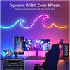 5V Dream Color Neonlichtstreifen mit USB, Bluetooth-App & Musik-Soundsteuerung für DIY-Formen