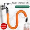 Universal Stainless Steel Faucet Extender with 720° Rotation - Anti-Splash Bendable Tap Extension 20/30/50cm