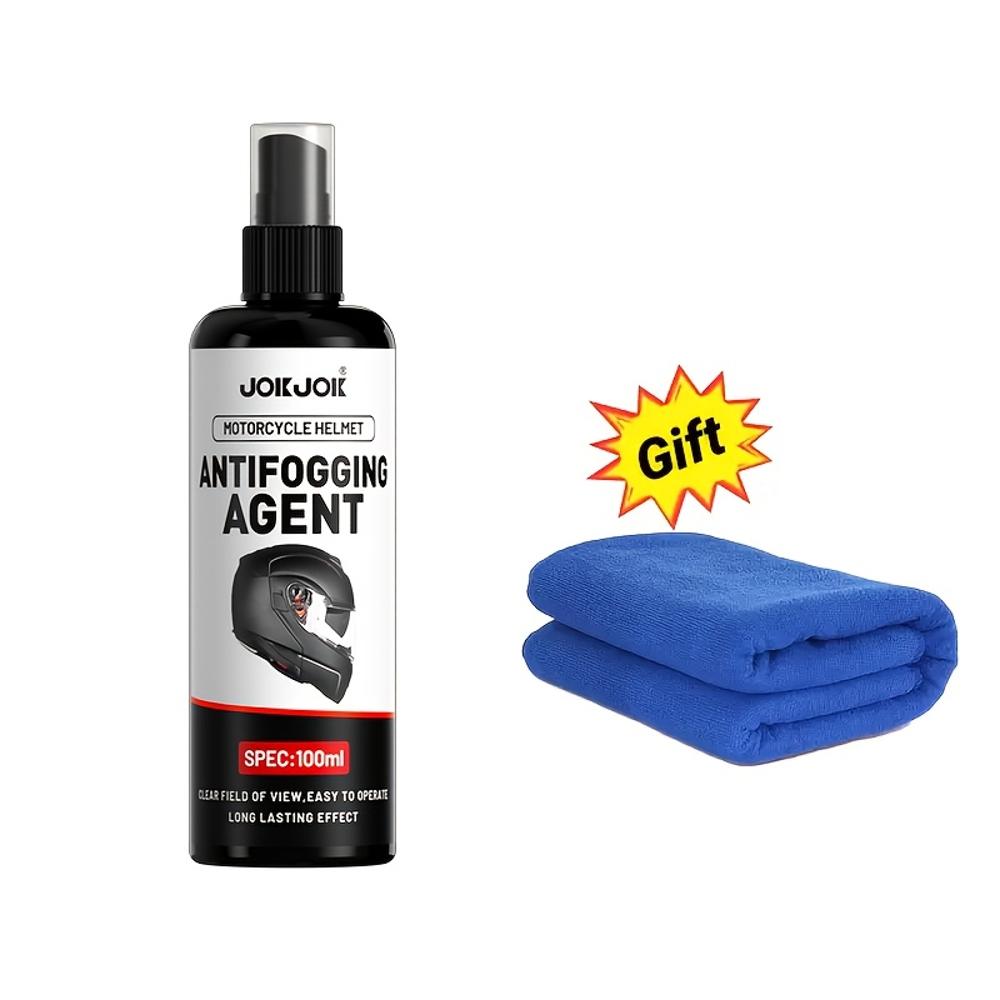 

JOKJOK Motorcycle Helmet Hydrophobic UV & Water Defense Spray - Rainwater Beading Technology for Clear Vision, UV Protection, Li Antifogging