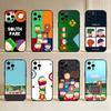 Funny S-South-Park Cute Phone Case For iPhone17,16,15,14,13,12 Plus,Max Soft Silicone Black Cover