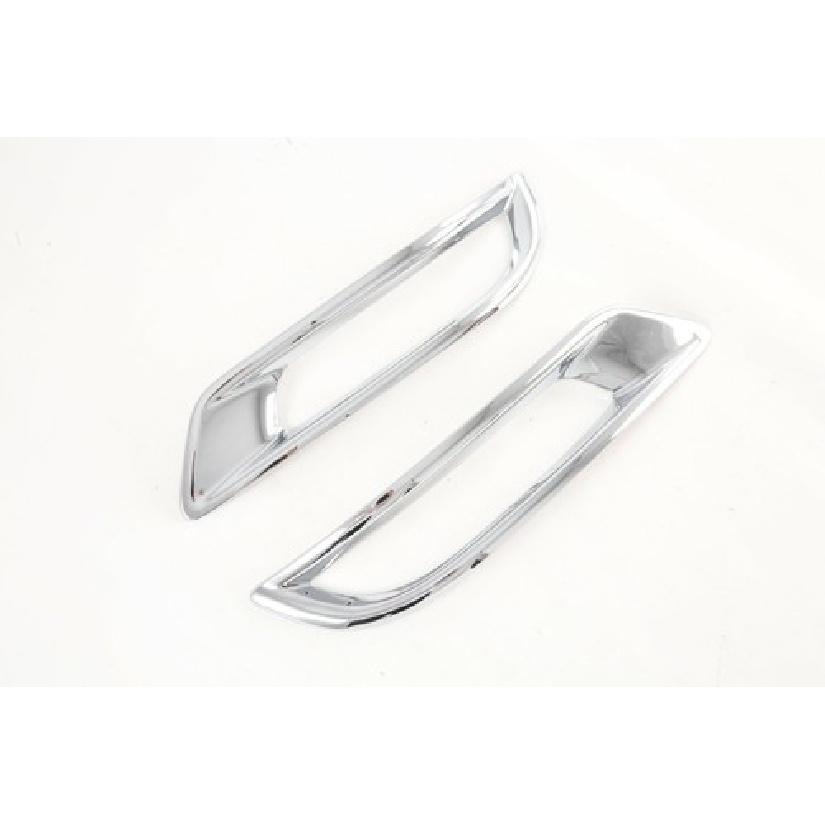 Chrome Rear Fog Light Lamp Cover Trim for - Honda CRV CR-V ABS 2PCS