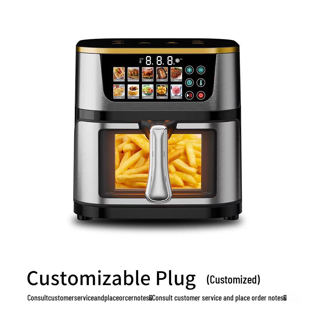 Inteligentna frytkownica powietrzna ze stali nierdzewnej o dużej pojemności 10L/12L