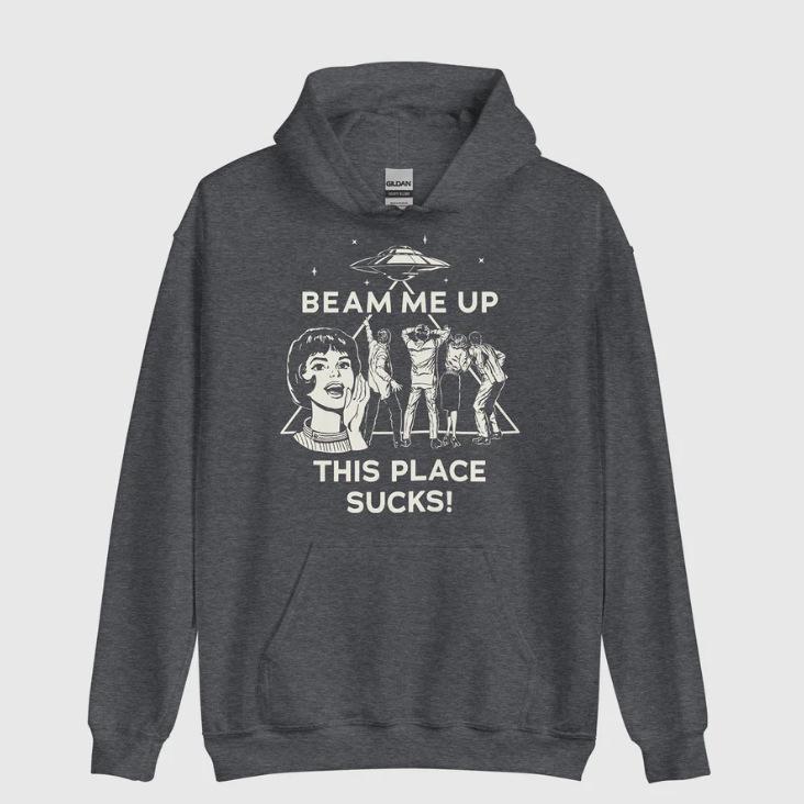 Худи с принтом Робин Телепортируй меня Это место отстой Кино Адский Чир Косплей Лонгслив Толстовки Топы XXXL 1530₽