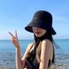 Fashion Breathable Straw Hat Large Brim Adjustable Sunscreen Caps Outdoors Shade Sun Hat Summer