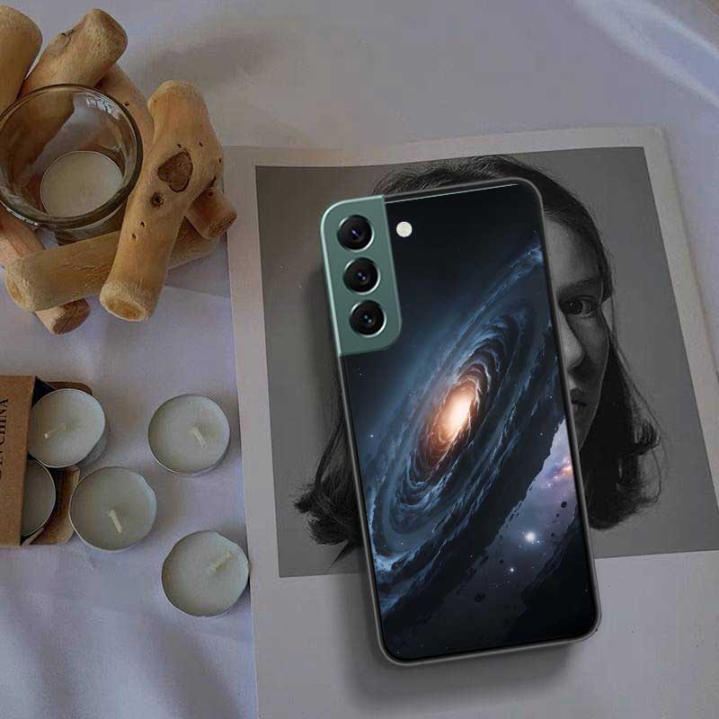 Cosmic Starry Sky Black Hole Phone Case For Samsung Galaxy Note 20 Ultra 10 Lite 9 8 M12 M21 M30S M31 M32 M51 M52 S10 S9 S8 Plus