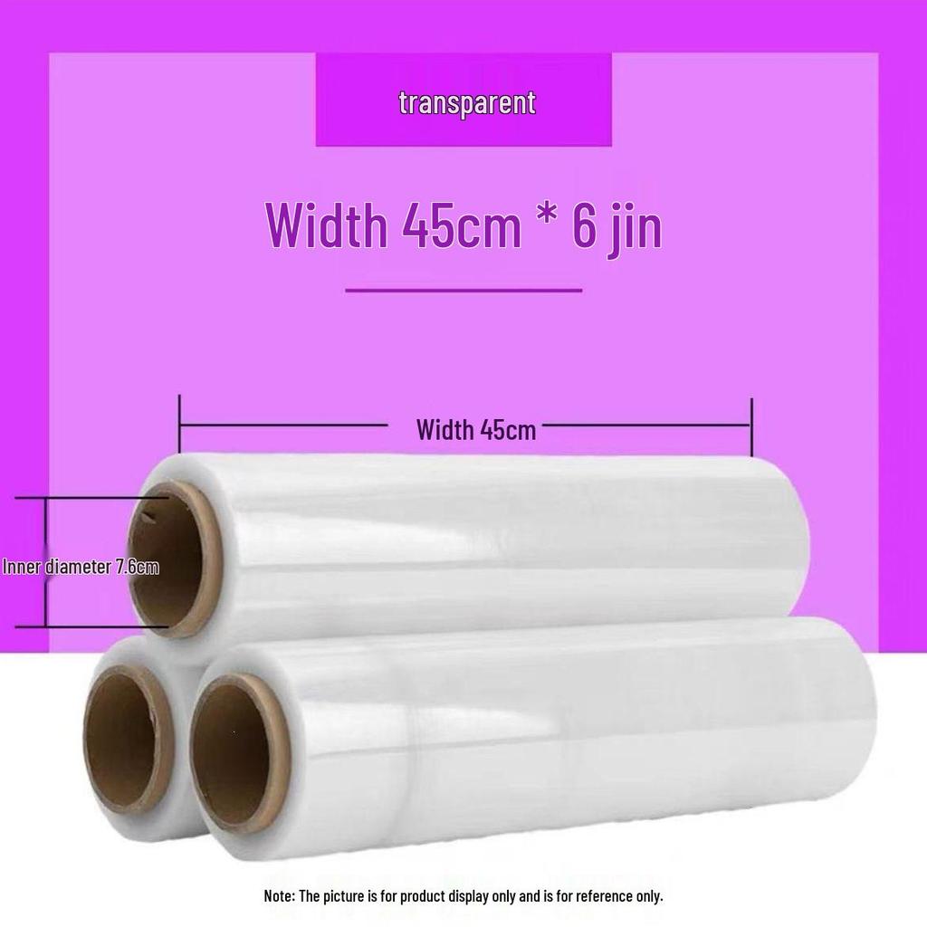 PE Stretch Film: Leak-Proof Industrial & Household Pallet Wrapping, Various Roll Sizes