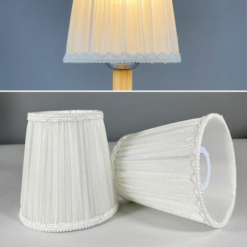E14/E27/Clamp Fabric Lamp Shade Lighting Accessories for Home Office Decor Hotel Bedroom Bedside Floor Lamp Shell Cover