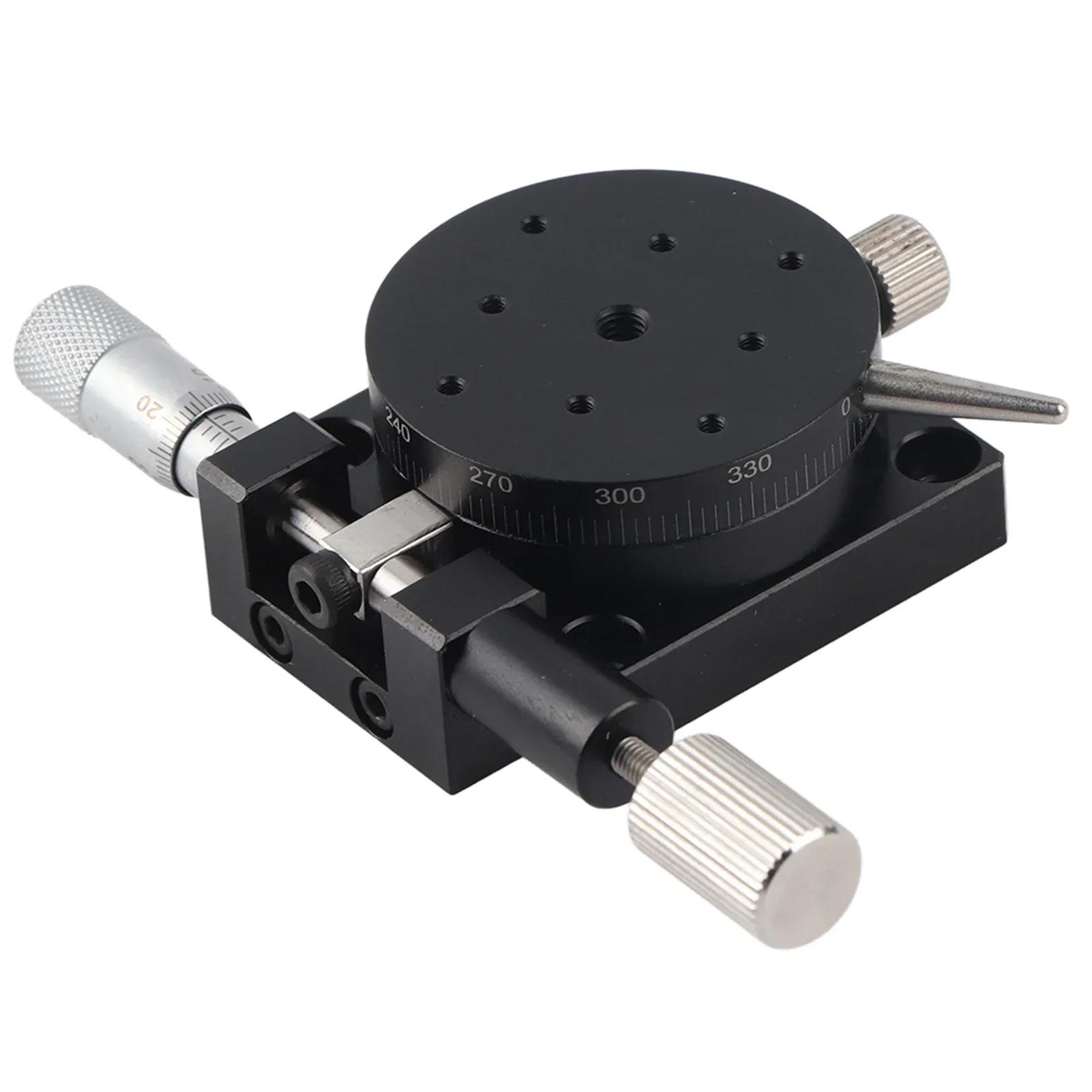 

R Manual Rotating Sliding Stage R38 Manual Rotation Stage Rotating Precision Bearing Sliding Tuning Stage 38mm*20mm