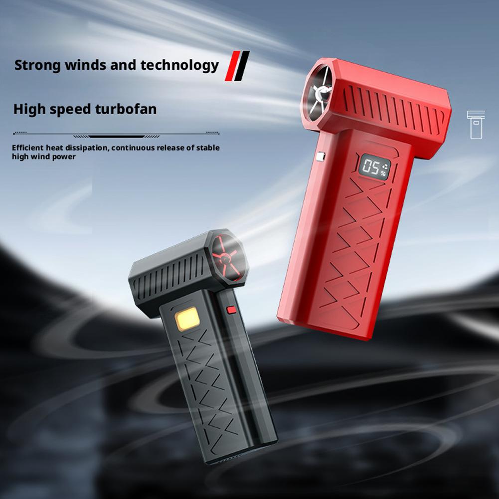 High Power 13W Portable Blower Fan 130000RPM Turbo Jet Fan Electric Air Duster Cleaning Blower Tool Adjustable Car Blowing Snow
