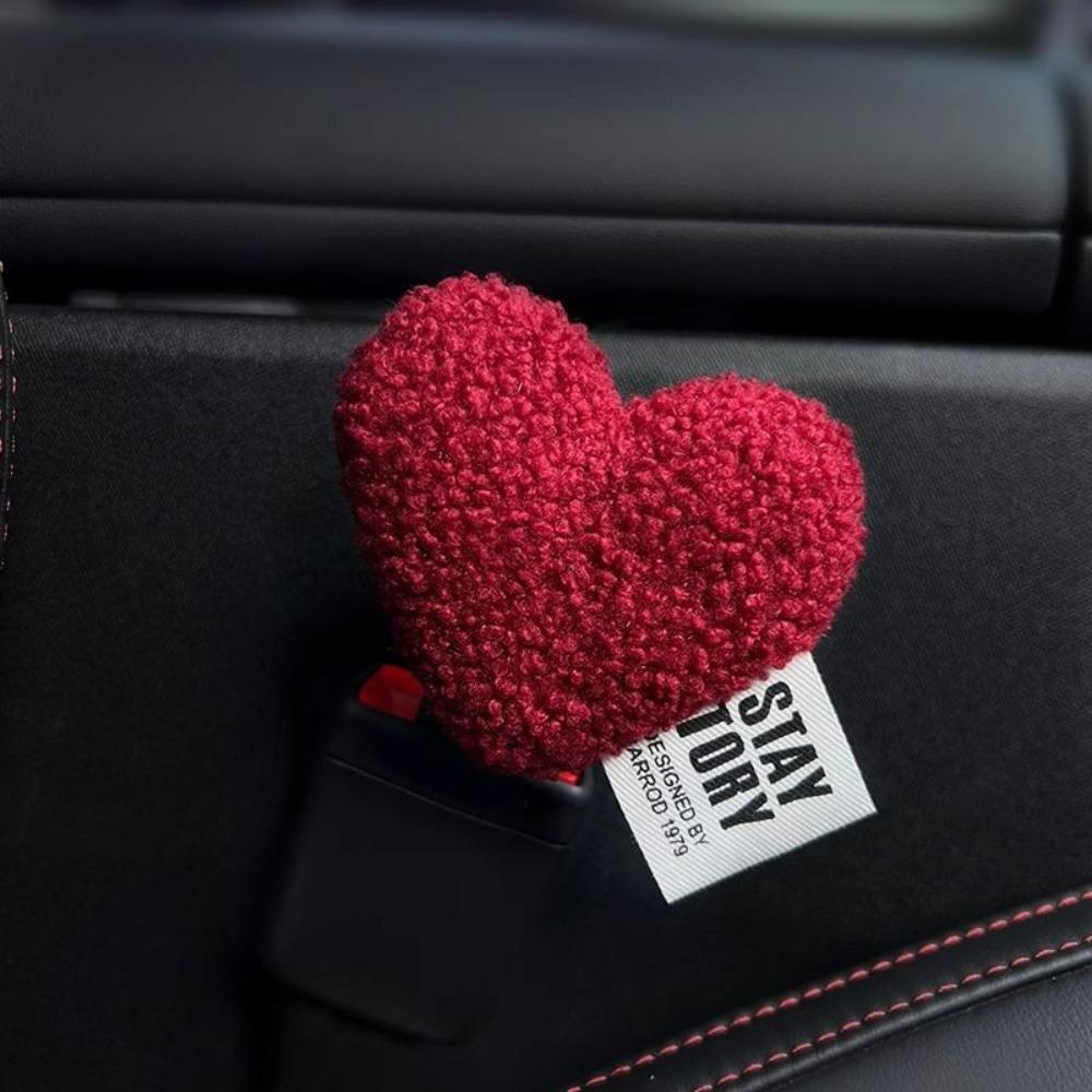 

Love Safety Seatbelt Buckle Extender Plush Car Seat Belt Buckle Car Seatbelt Extende Motor Home Style A