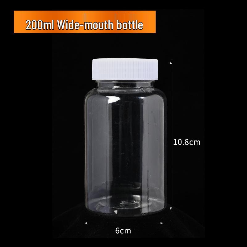 Food Grade PET Polyester Bottle with Tear-off Cap, 100ml/500ml