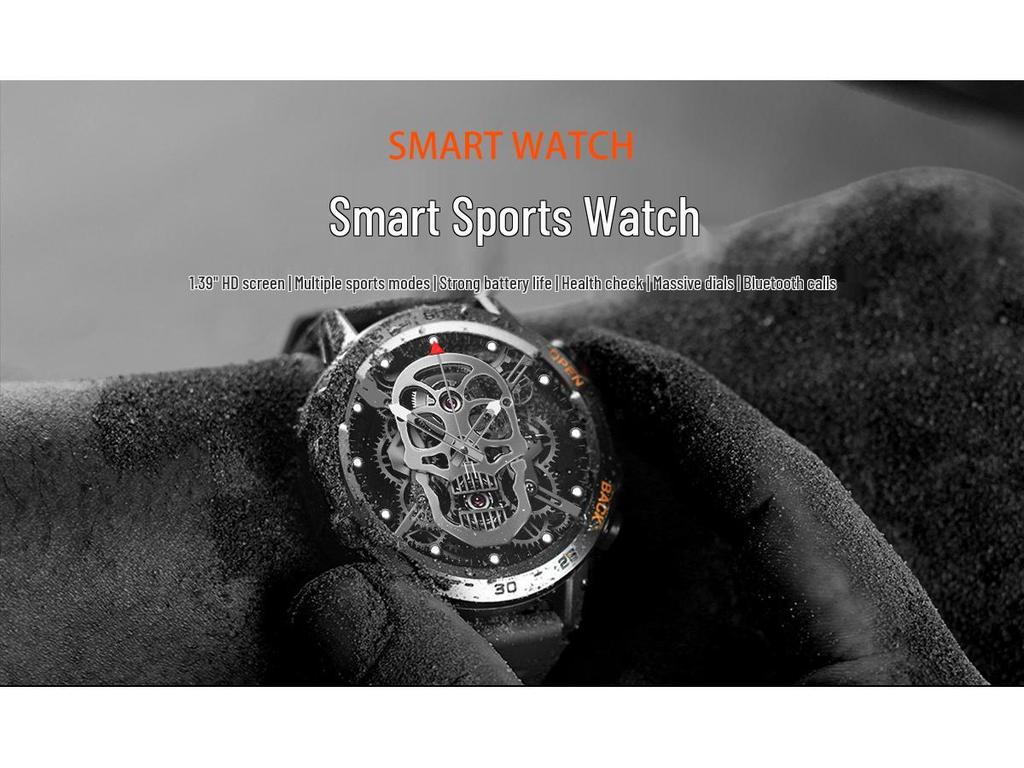 K52 Waterproof Smartwatch for Men - Multifunctional with Blood Pressure, Blood Oxygen Monitoring, and Large Screen