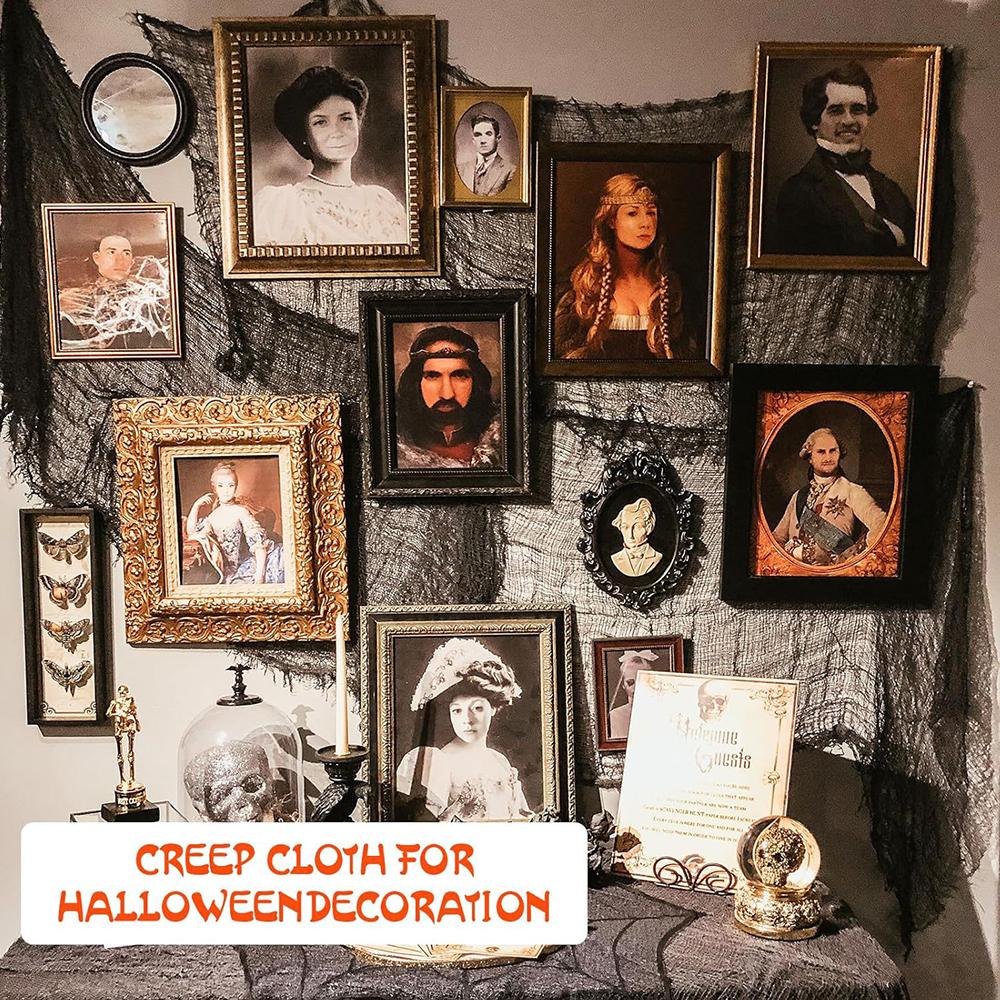 

New 6PCS Halloween Creepy Gauze Cloth for House, Outdoor, Yard, Halloween Decoration