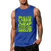 Men's Sleeveless Casual Tank Top Labor Day Graphic Print Muscle Fit Comfortable Lightweight Summer Shirt