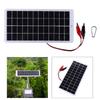 Solarpanel 10W 12V Polysilizium Epoxidpaneele Tragbare Solarzelle DIY 250x120mm zum Laden von 9-12V Batterien für den Außenbereich