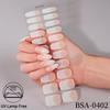 Gel nail sticker waterproof French polka dot gradual change no bake gel nail sticker GEL NAIL