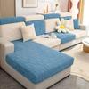 Winter Jacquard Fleece Sofa Cushion Covers Non Slip Elastic Couch Cover Universal Protective Slipcovers