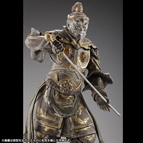 Kaiyodo ARTPLA Four Heavenly Kings Statue, Zochoten, Approx. 160mm Tall, Non-Scale, Unpainted, Unassembled Plastic Model Kit AP011