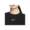 Nike Sportswear Phoenix Fleece Crewneck Sweatshirt Women Sweatshirt Black Sail-White DQ5752-010