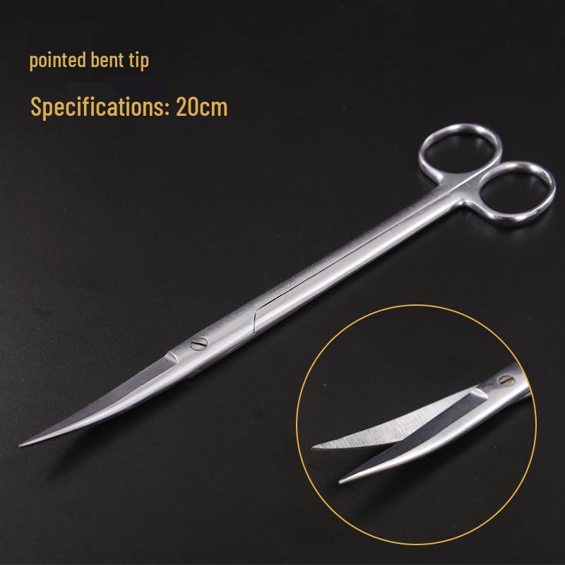 Stainless Steel Surgical & Teaching Dissection Scissors - Straight/Round Cutting & Gauze Scissors
