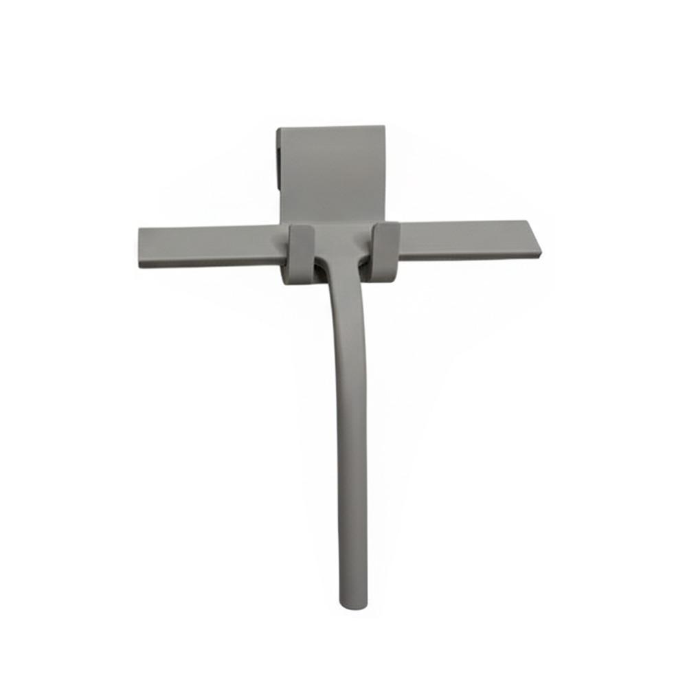 

Metal Glass Squeegee Efficient Window Squeegee Convenient Cleaning Tool Bathroom Use серый