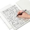 B5/A5 Loose-Leaf Refill Paper, 26/20 Holes, Grid/Horizontal Lines, Notebook Pages