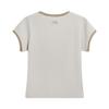 Li Ning Sports Lifestyle Series Round Neck Logo Letter Short Sleeve T-Shirt Women tops ATSW268-7