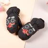 Kids' Cartoon Ski Mittens: Warm, Windproof, Waterproof, for Ages 3-10