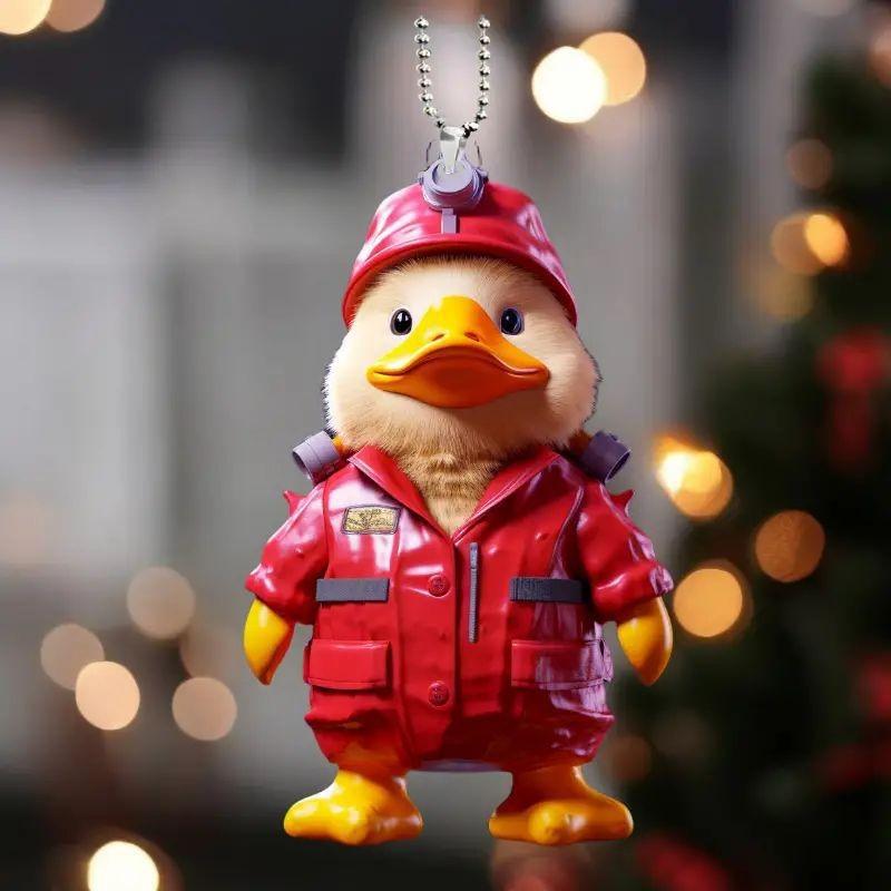 

Акриловый Утенок Яркий Подвеска для Автомобиля Современный Мультяшный Стиль Для Привлекательного Декора 4