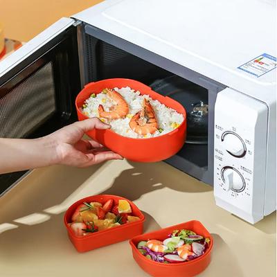 Lunch Box Termico Portatile per Lavoratori d'Ufficio e Studenti, Diviso in Scomparti Che Non Mescolano i Sapori, Lunch Box Ermetico