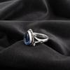 London Blue Topaz Jewelry, 925 Solid Sterling Silver Ring, Handmade Gemstone Jewelry Ring For Memorial Day