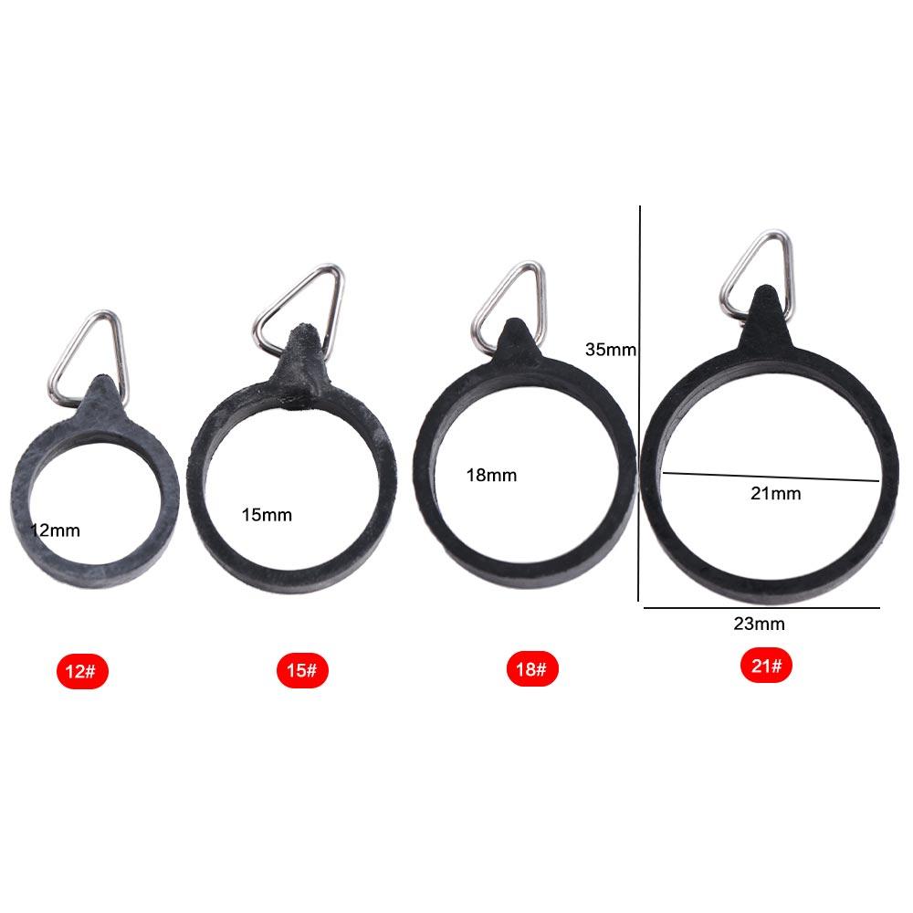 Bait Hanger Fishing Hook Secure Holder Fishing Hook Lures Holder Rubber Hook Fishing Rod Hook