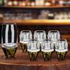 Baijiu Cup Household Creative Spirits Cup Transparent Glass One Mug Small Wine Glass One or Two Glasses Wine Dispenser