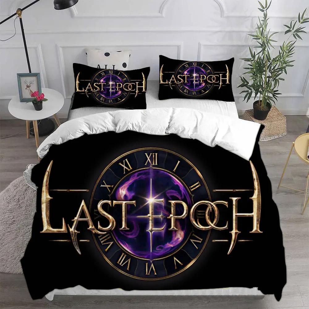 

3d Print Anime Game Last Epoch Bedding Set Boys Girls Twin Queen King Size Duvet Cover Pillowcase Bed boys Adults Home Textiles US Twin(173x218cm)
