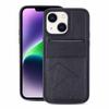Multifunctional Vertical Flip Card Wallet Holder Vegan Leather Back Phone Case